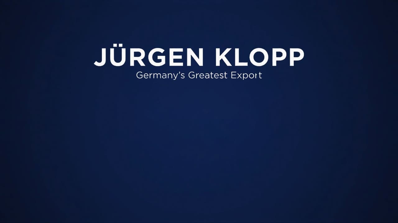 Scen från Jürgen Klopp: Germany’s Greatest Export