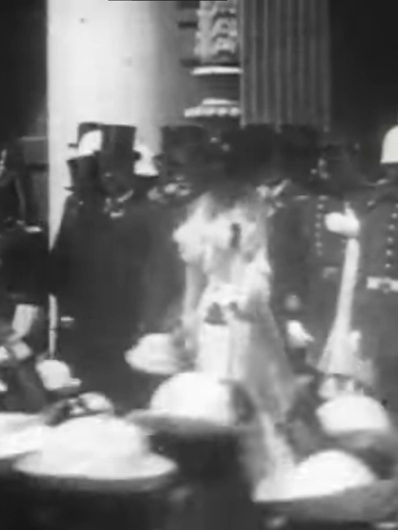 President Roosevelt Reviewing the Troops at Charleston Exposition Backdrop