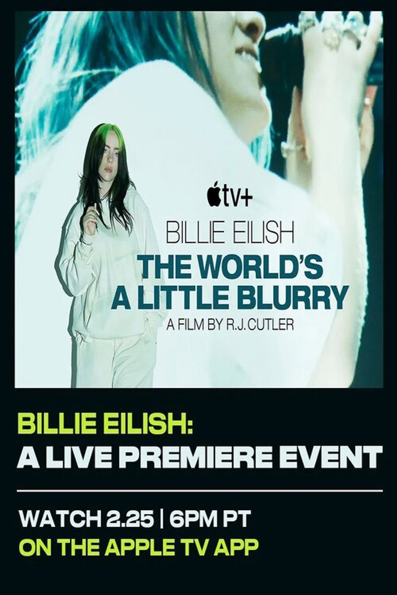 Billie Eilish: The World’s A Little Blurry Live Premiere Event