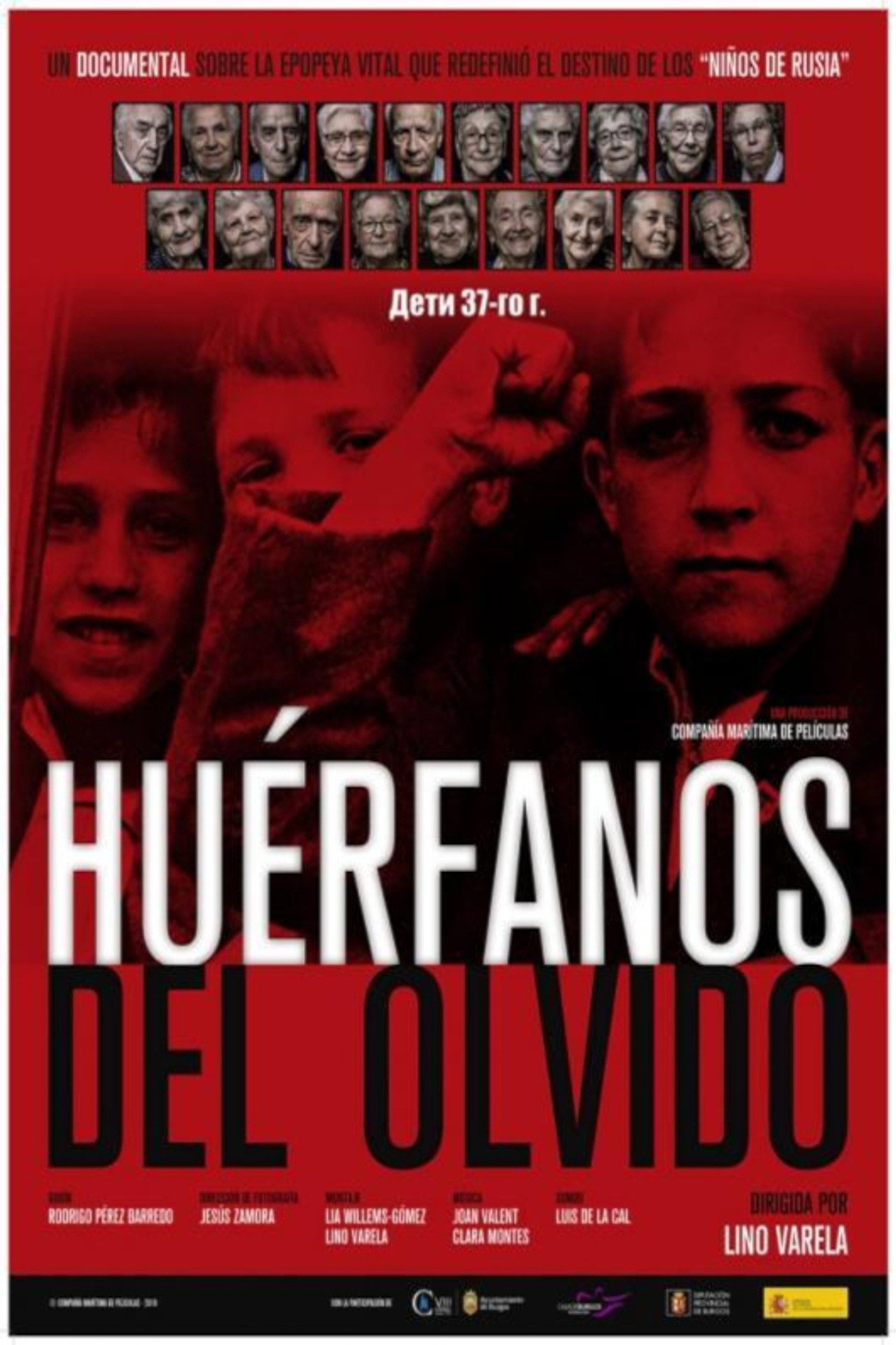 Huérfanos del olvido filmaffisch