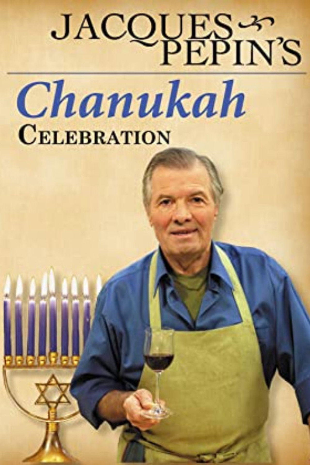 Jacques Pepin's Chanukah Celebration Backdrop