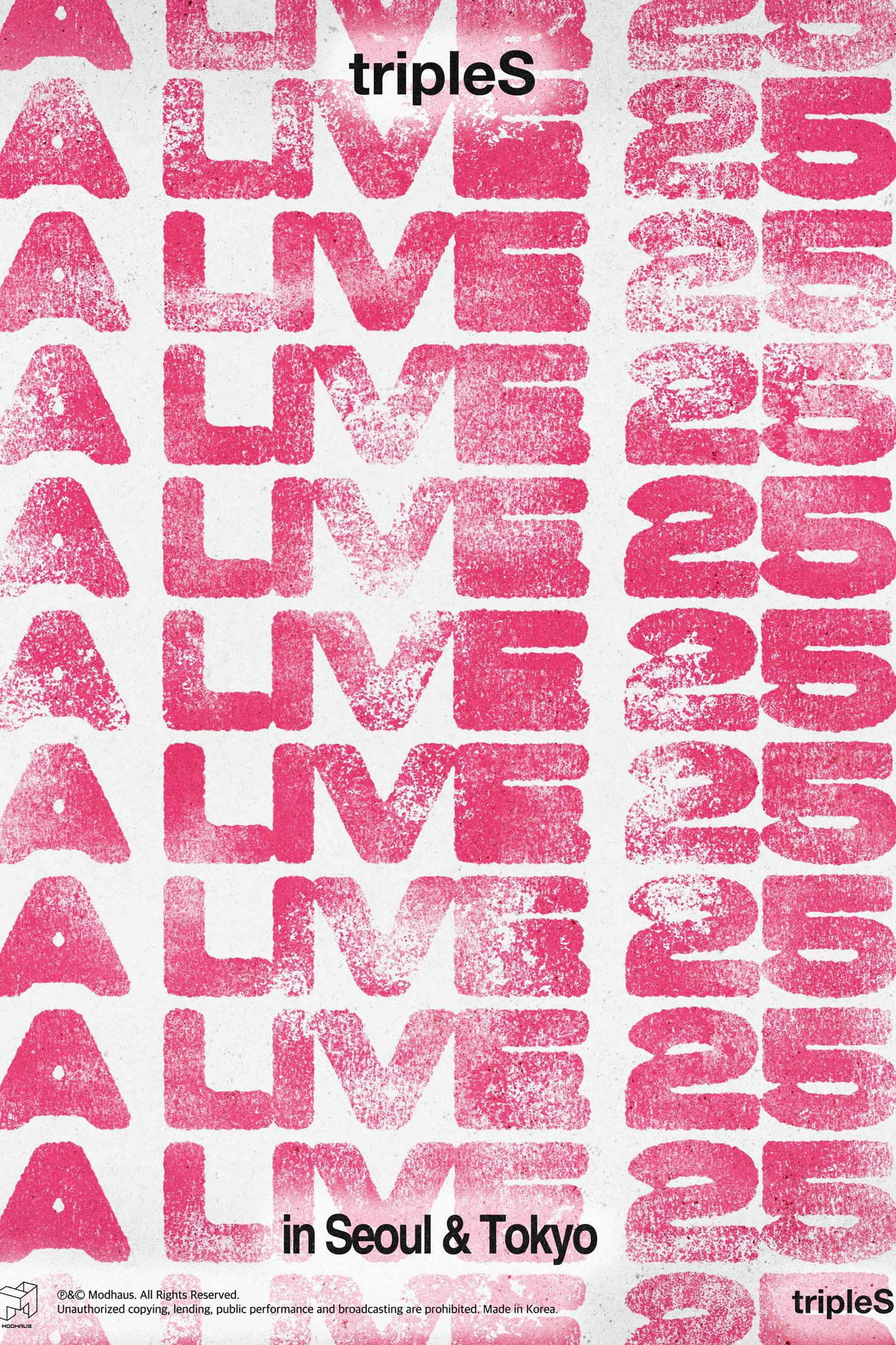 tripleS A Live 25 in Seoul day1 Backdrop