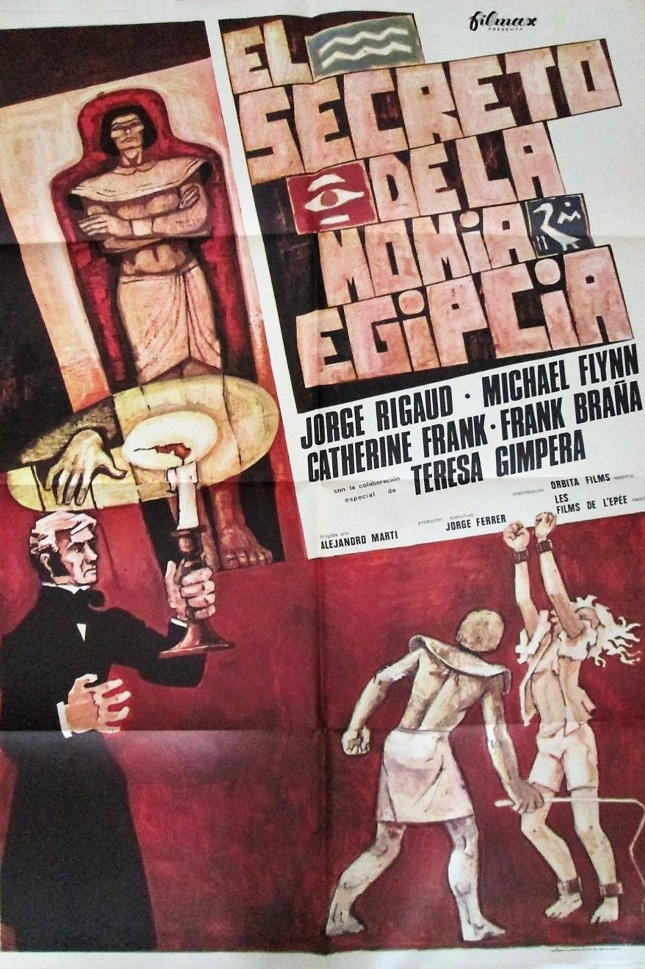 El secreto de la momia egipcia filmaffisch