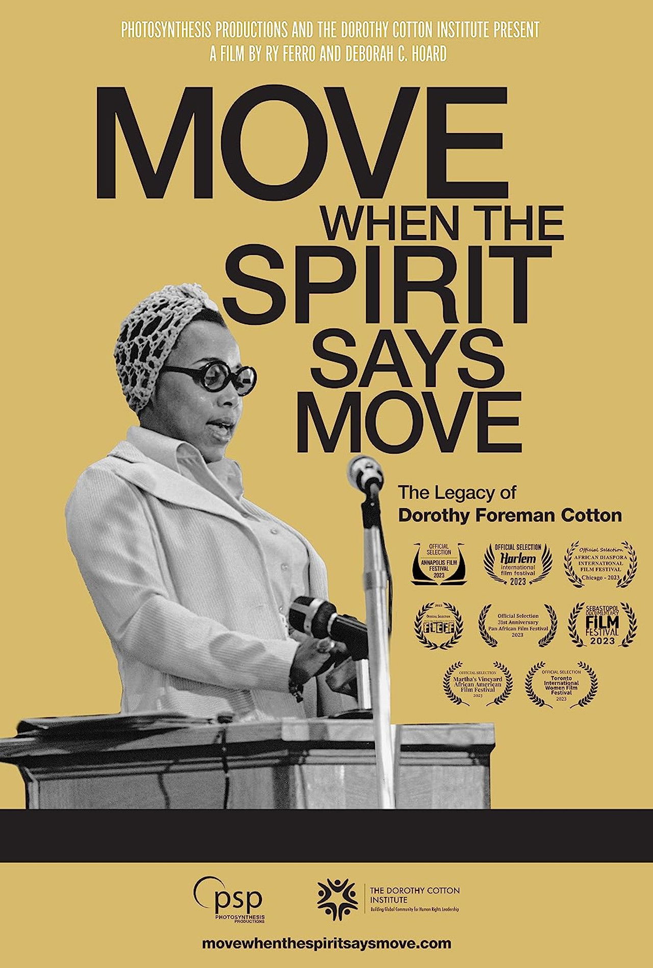 Move When the Spirit Says Move: The Legacy of Dorothy Foreman Cotton Backdrop