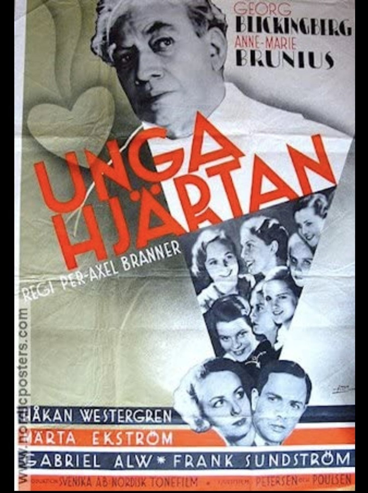 Unga hjärtan Backdrop