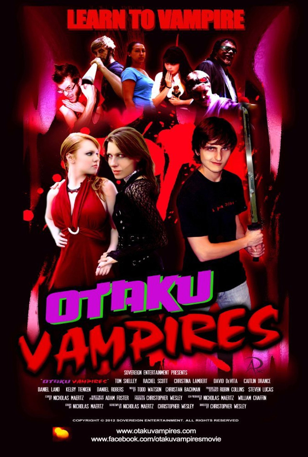 Otaku Vampires Backdrop