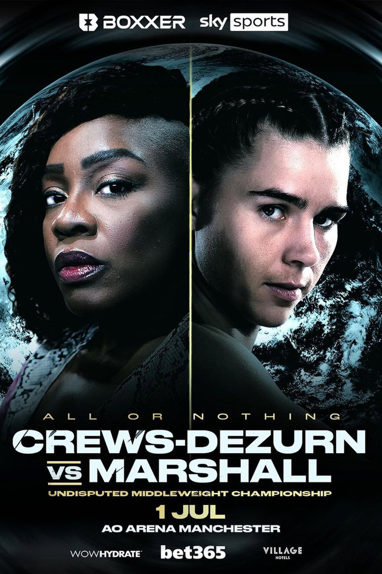 Franchón Crews-Dezurn vs. Savannah Marshall filmaffisch