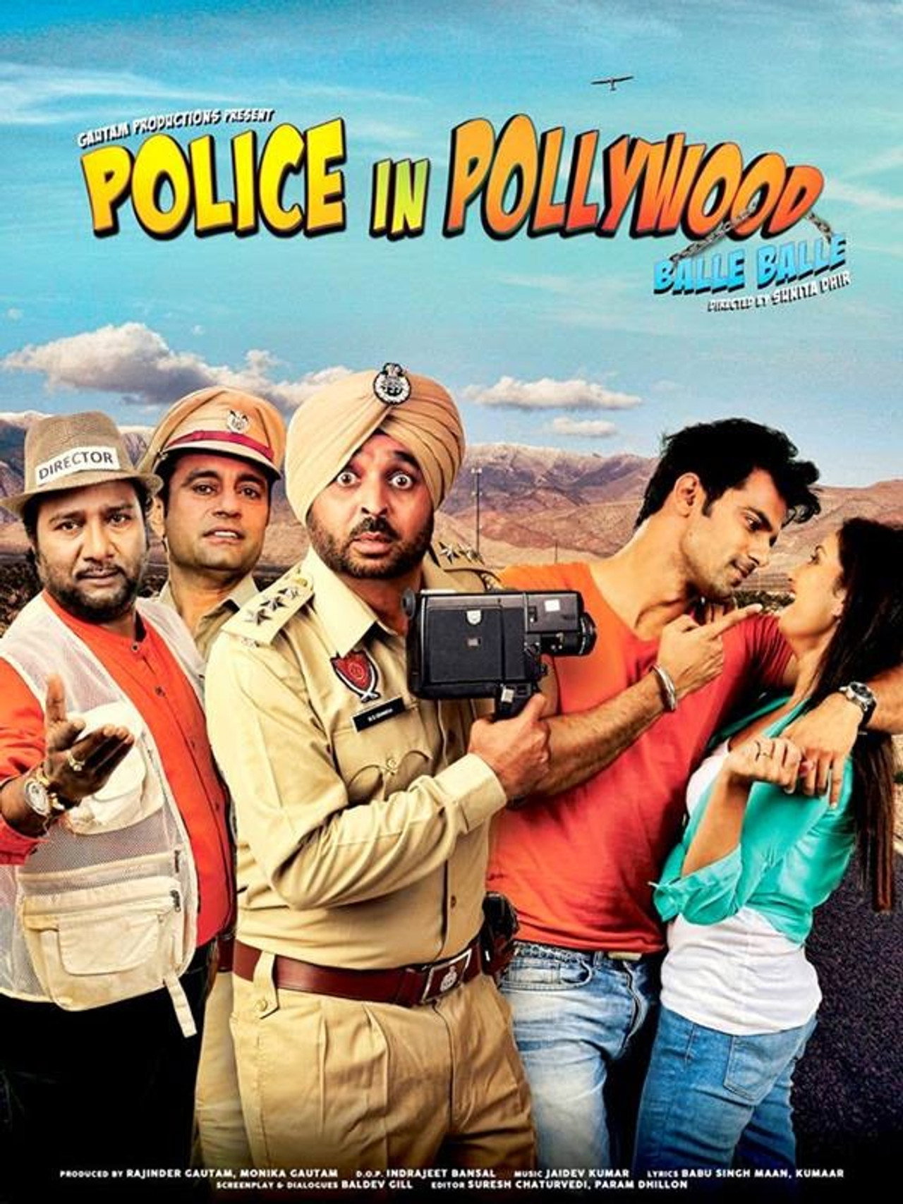 Police in Pollywood filmaffisch