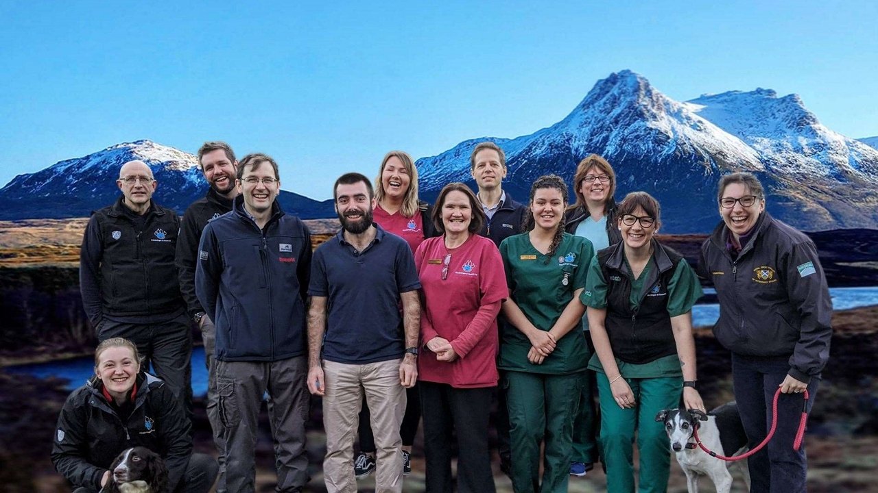 The Highland Vet background
