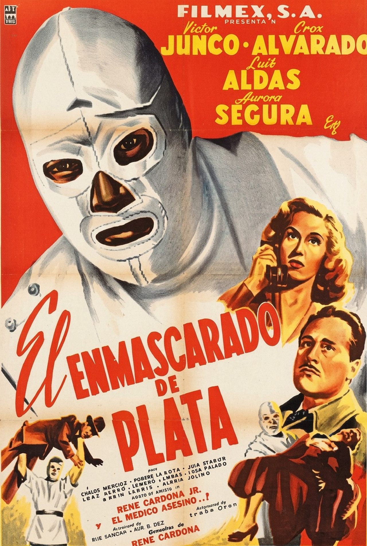 El enmascarado de plata filmaffisch