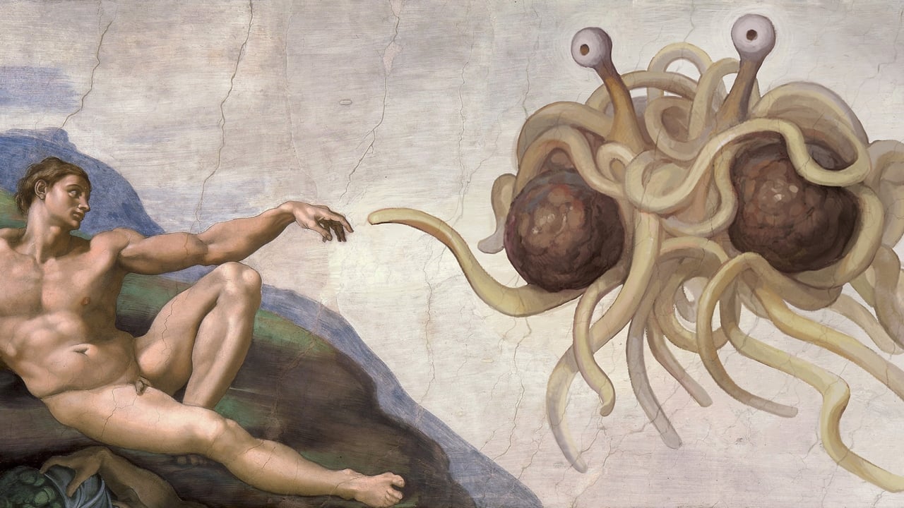 Scen från I, Pastafari: A Flying Spaghetti Monster Story