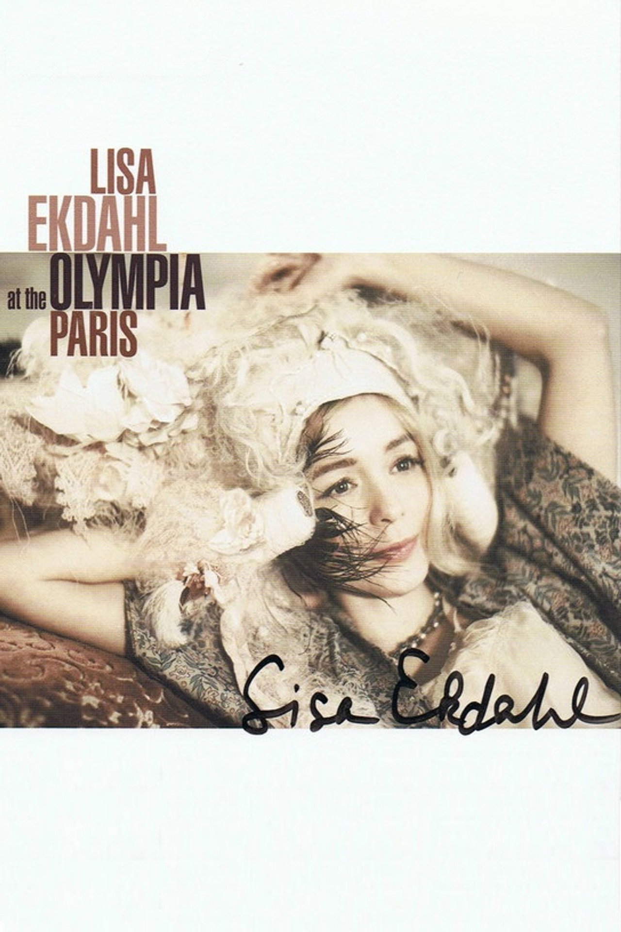 Lisa Ekdahl ‎- At The Olympia Paris Backdrop