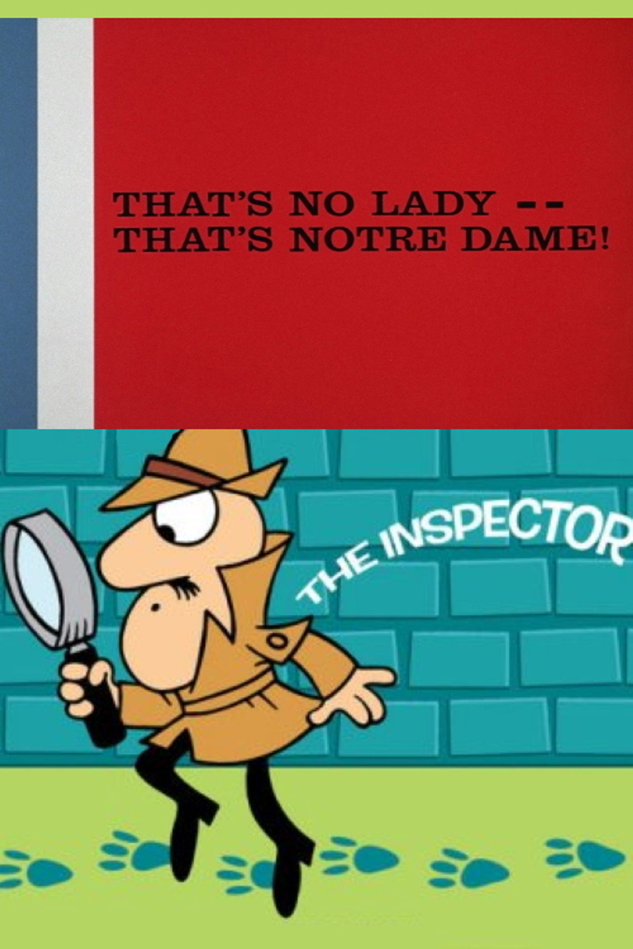 That's No Lady, That's Notre Dame filmaffisch