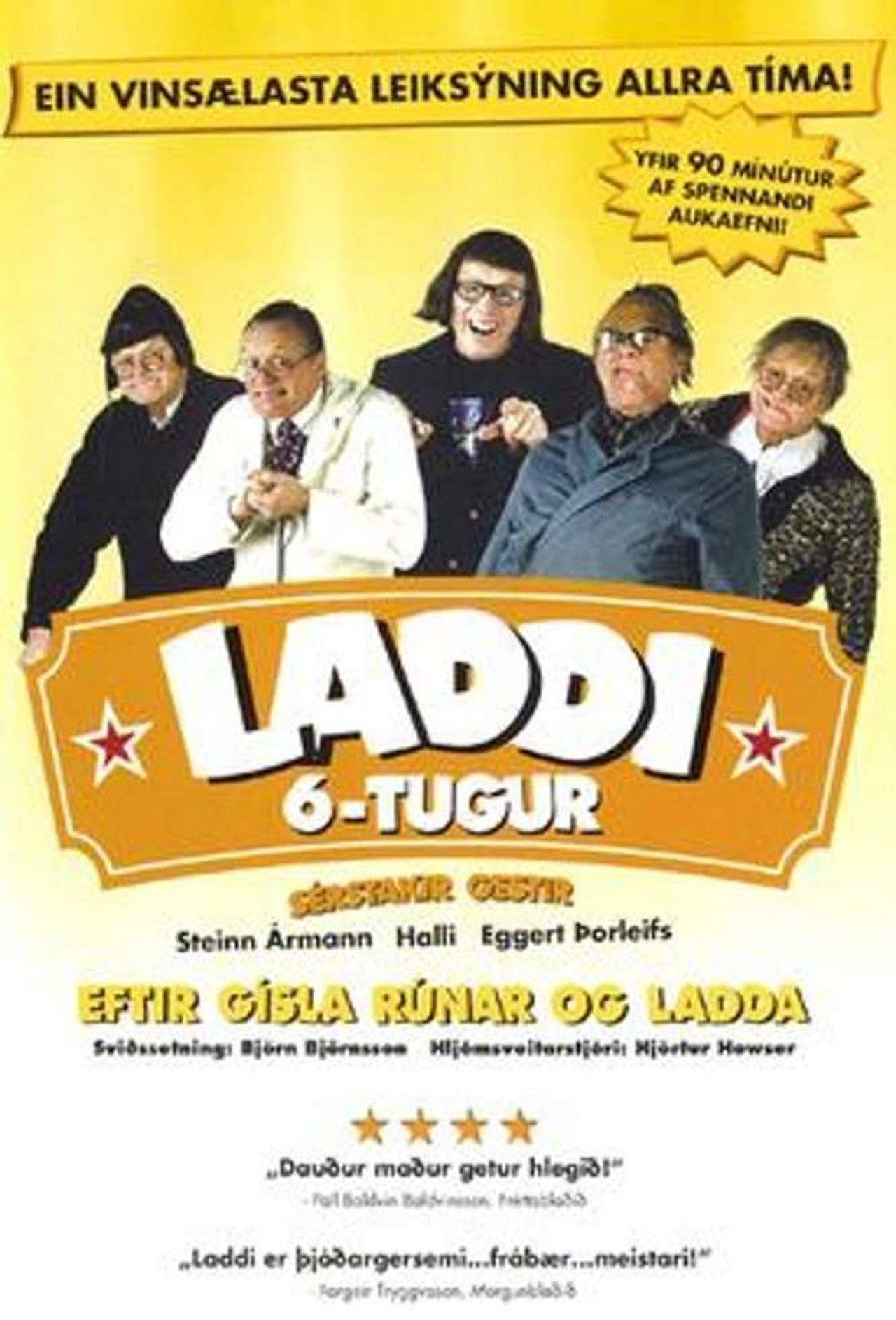 Laddi 6-tugur Backdrop