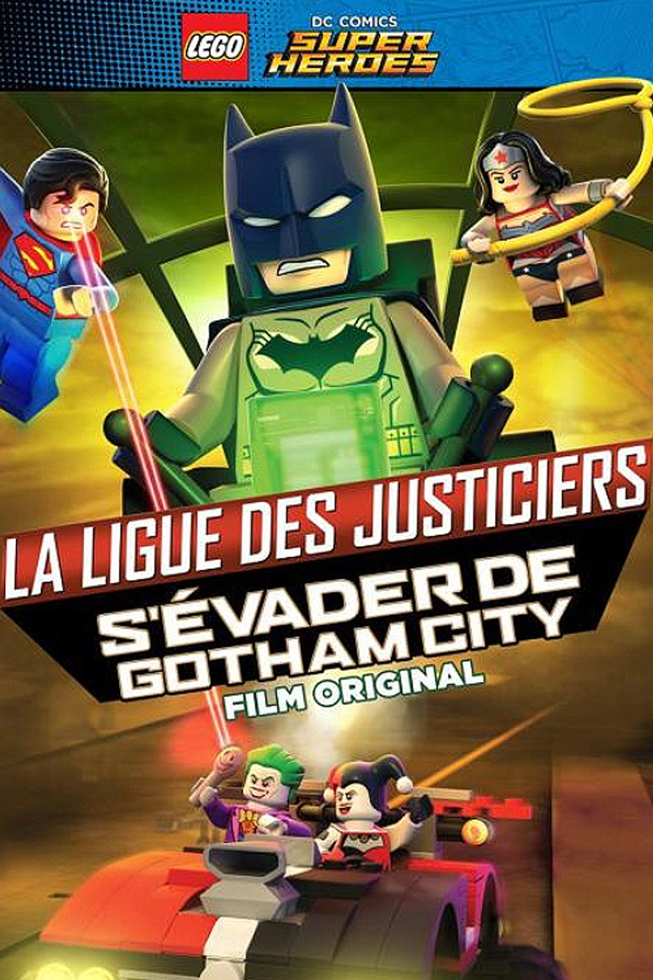 Lego DC  Comics Super Héros - la ligue des justiciers - S’évader de Gotham City poster