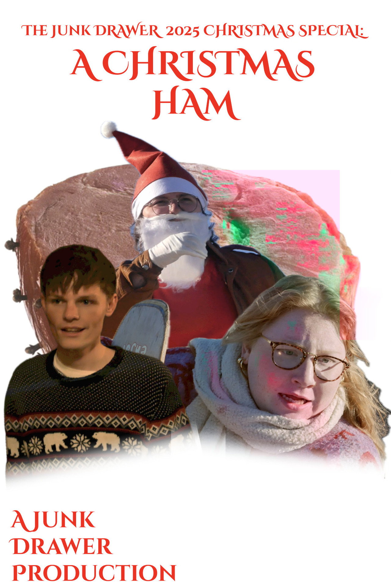 A Christmas Ham Backdrop