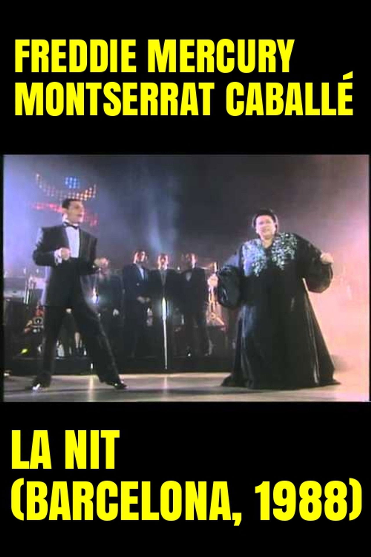 Freddie Mercury & Montserrat Caballé - La Nit Backdrop