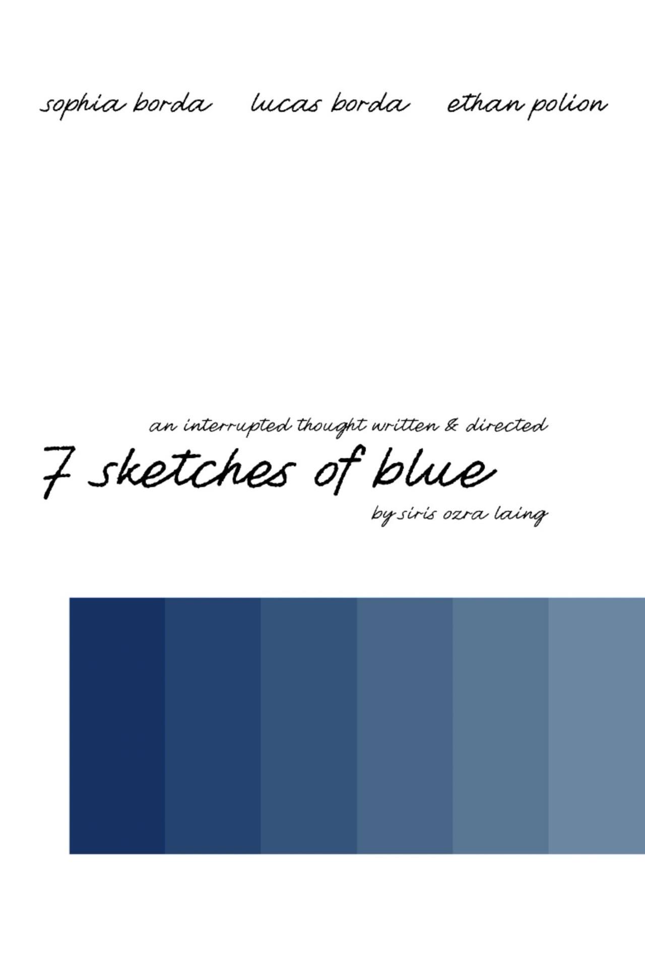 7 Sketches of Blue filmaffisch