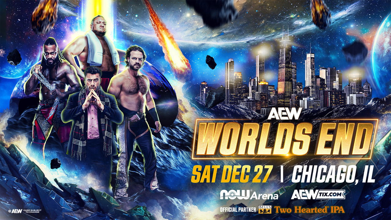 AEW Worlds End 2025 backdrop