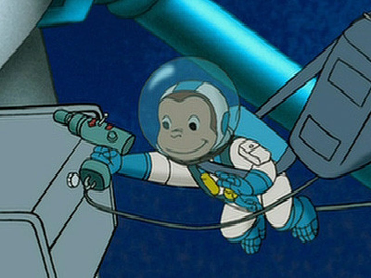 Curious George - Season 2 Episode 9 : Grease Monkeys in Space