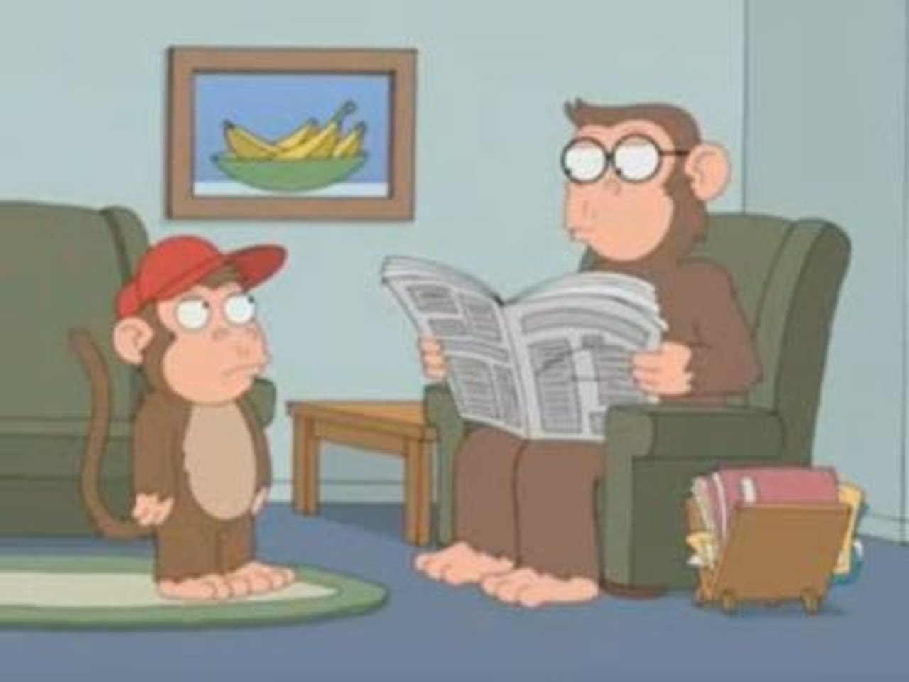 Seth MacFarlane's Cavalcade of Cartoon Comedy - Season 1 Episode 14 : Monkeys Talk About Religion