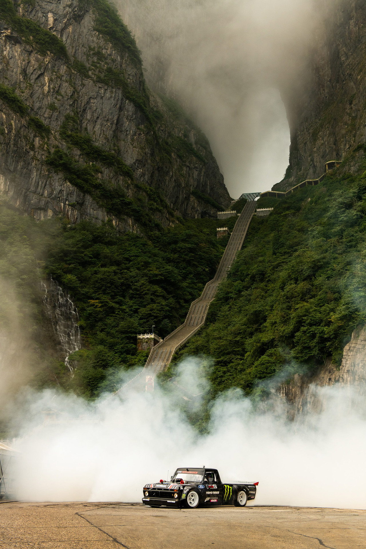 Ken Block's Climbkhana TWO: Tianmen Mountain Backdrop
