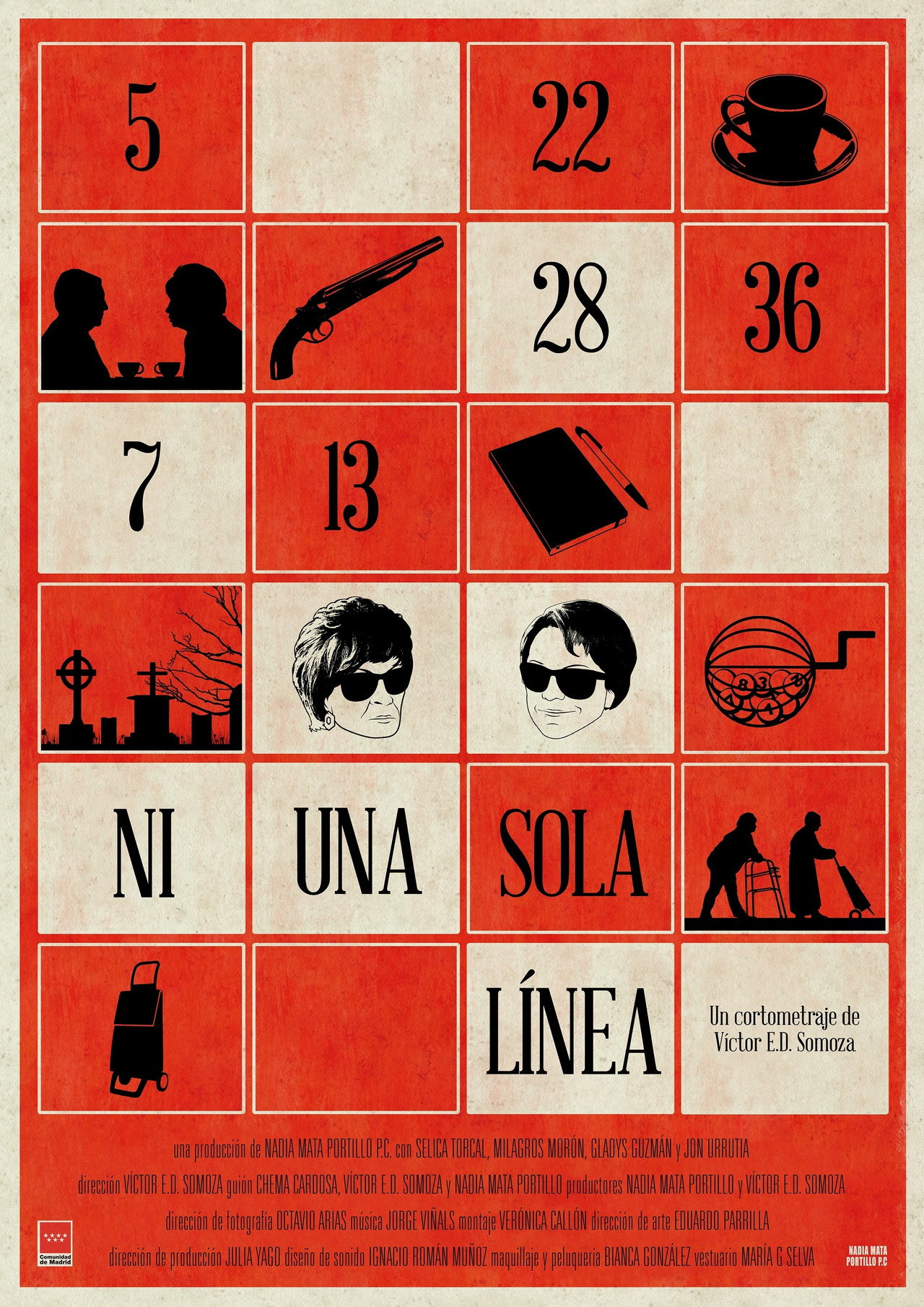 Ni una sola línea filmaffisch