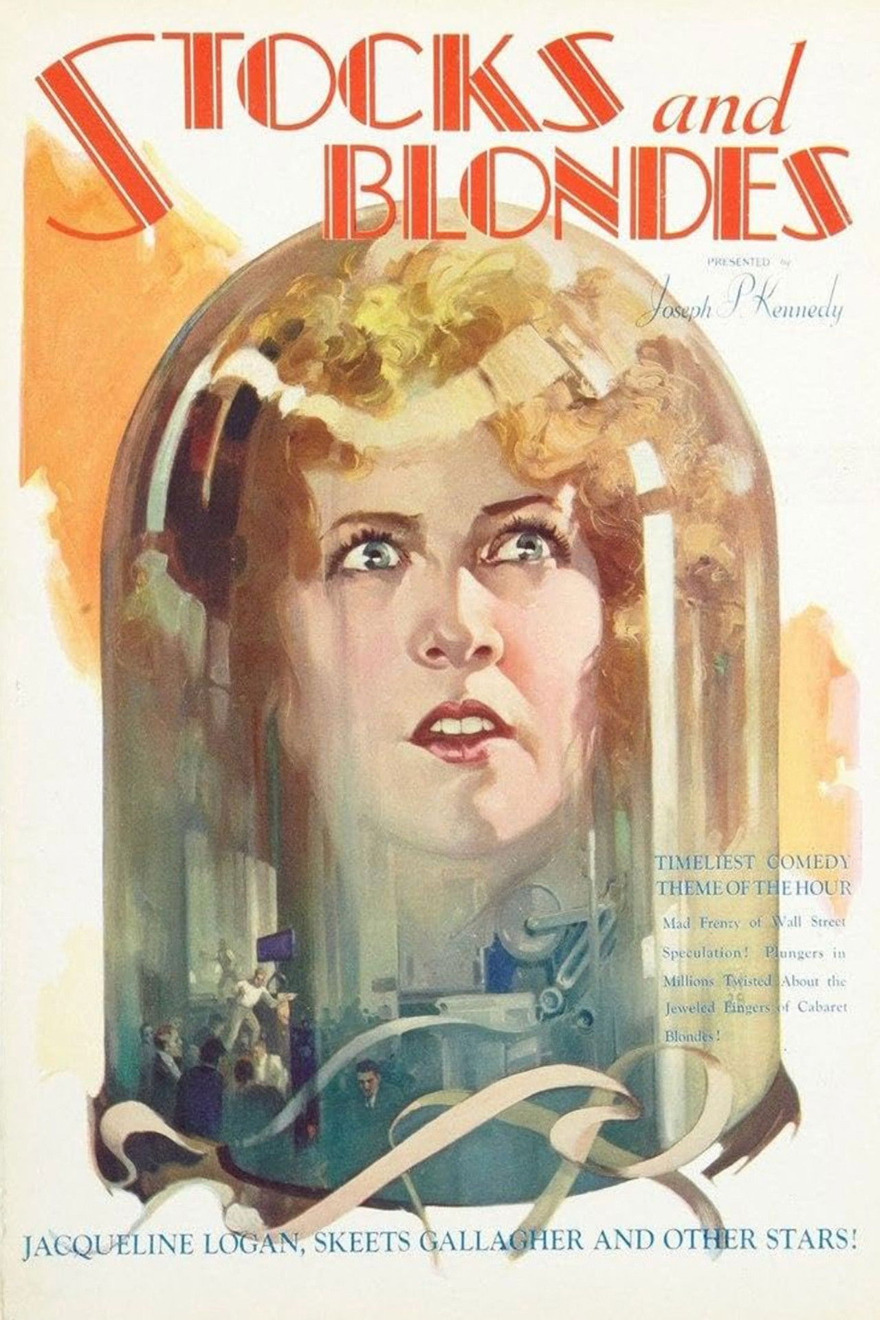 Stocks and Blondes Backdrop