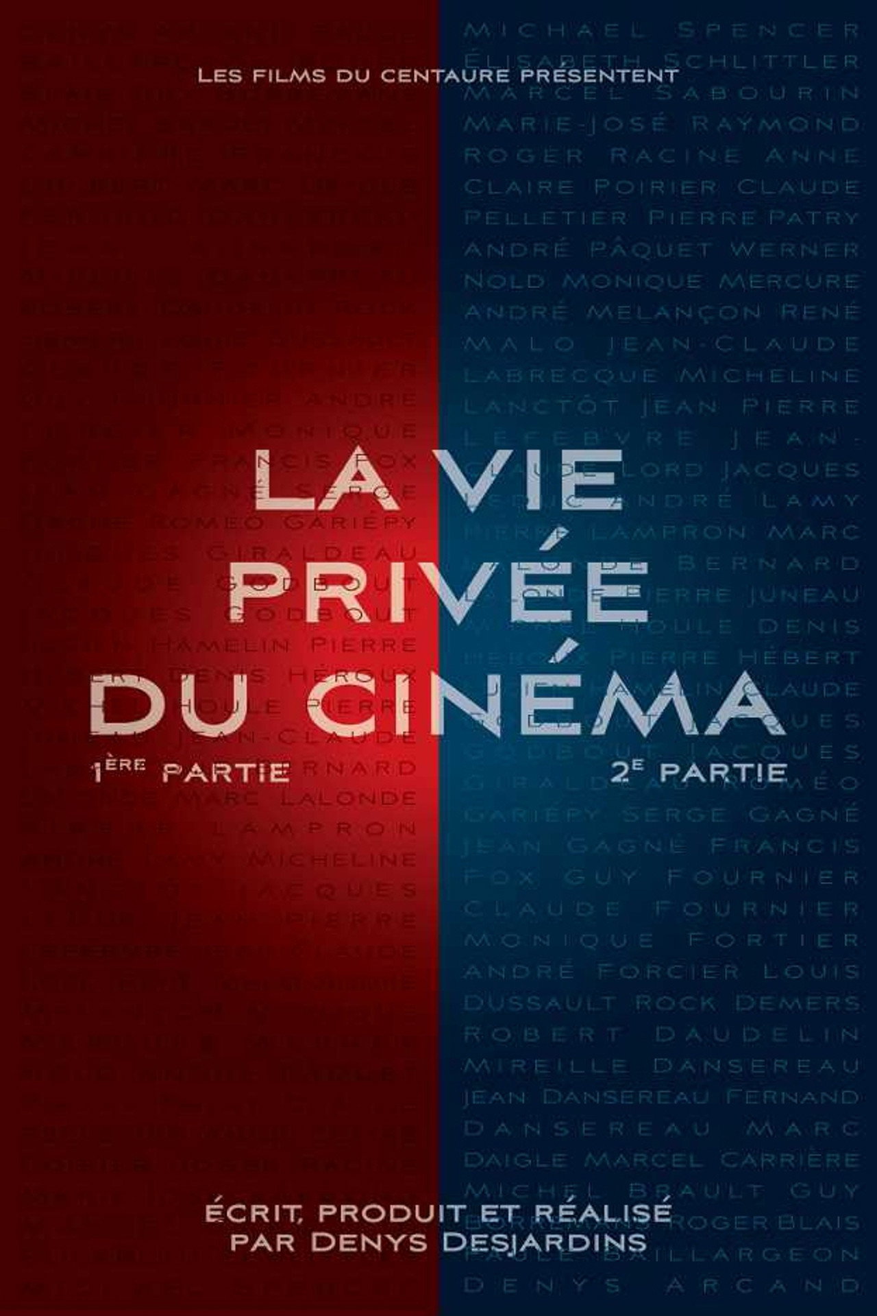 La vie privée du cinéma filmaffisch