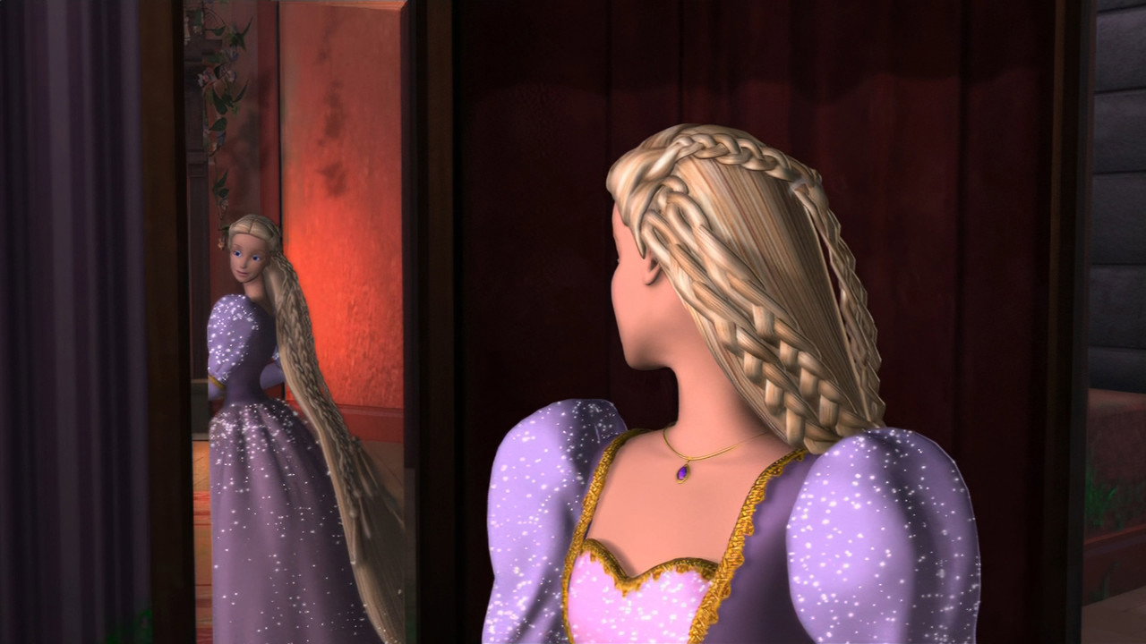 Barbie as Rapunzel background 39