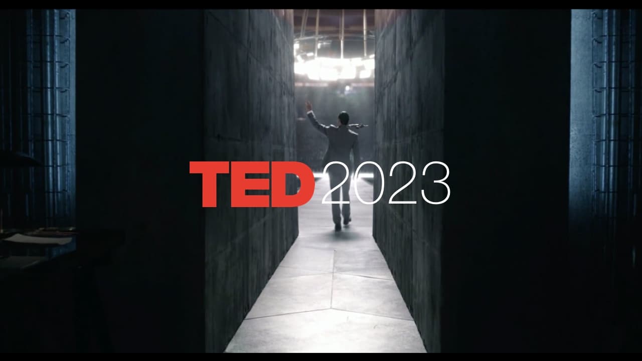 Scen från The Peter Weyland Files: TED Conference, 2023