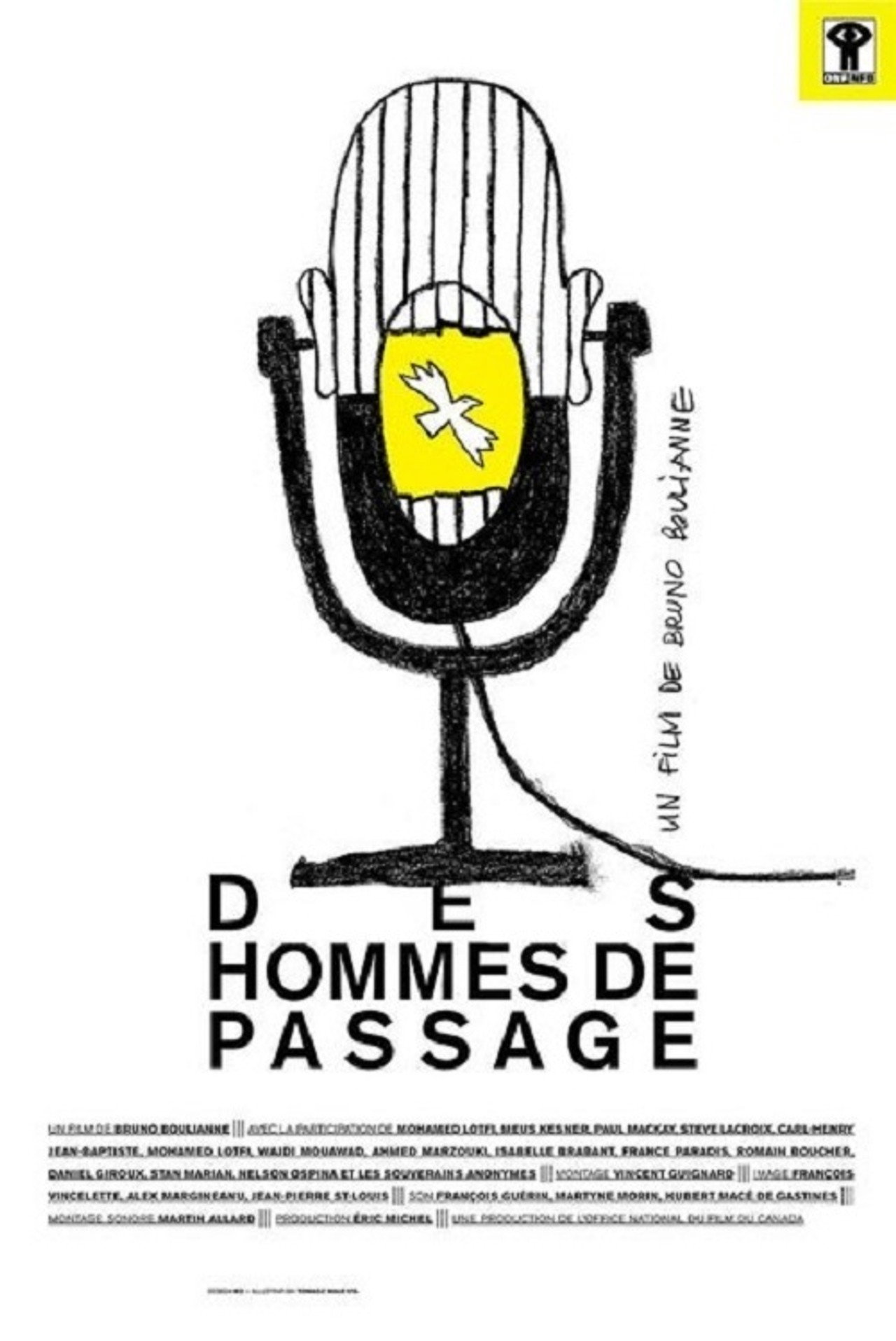 Des hommes de passage filmaffisch