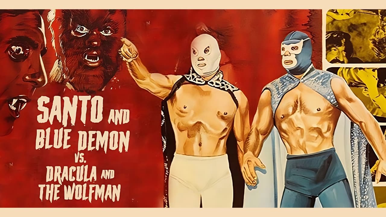 Scen från Santo and Blue Demon vs. Dracula and the Wolf Man