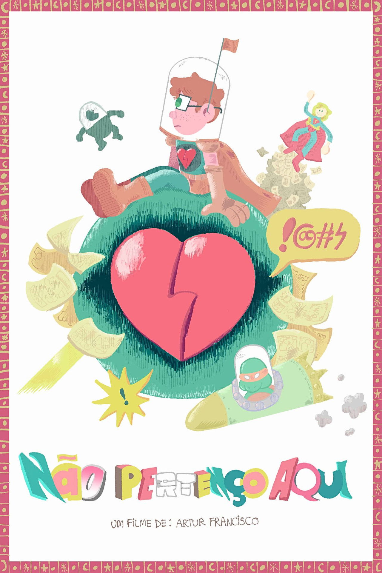 Não Pertenço Aqui Backdrop