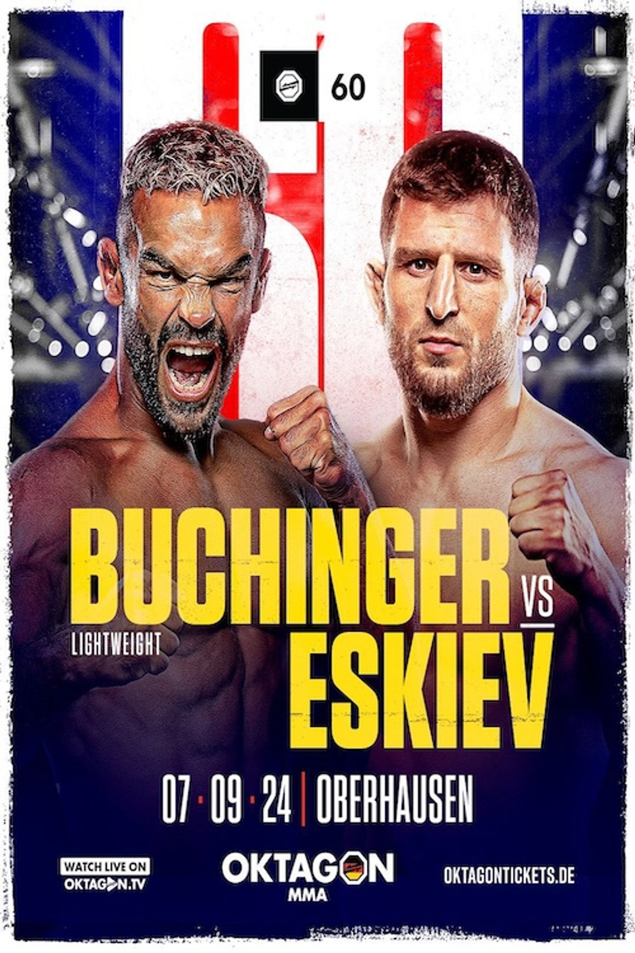 OKTAGON 60: Buchinger vs. Eskiev filmaffisch