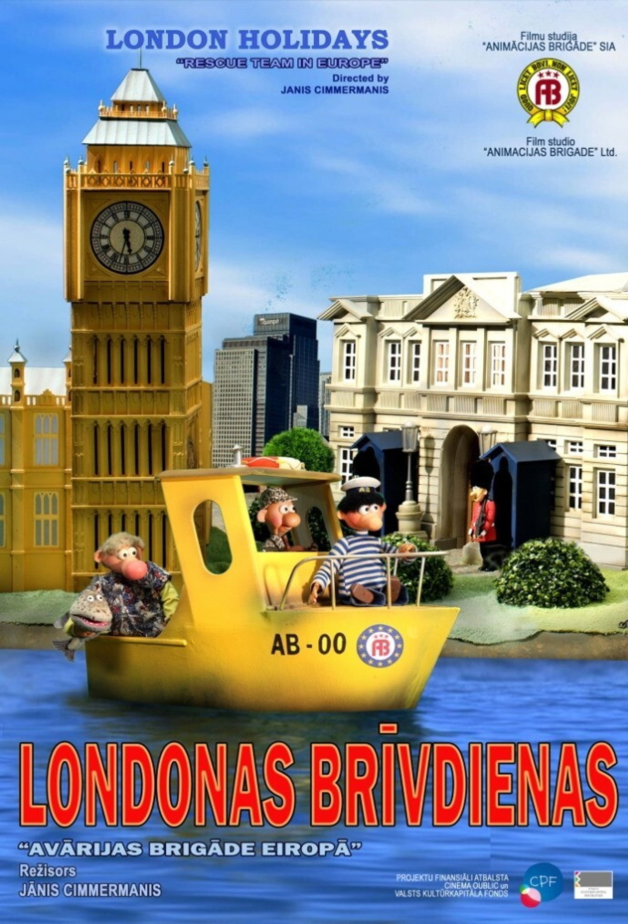Londonas brīvdienas filmaffisch