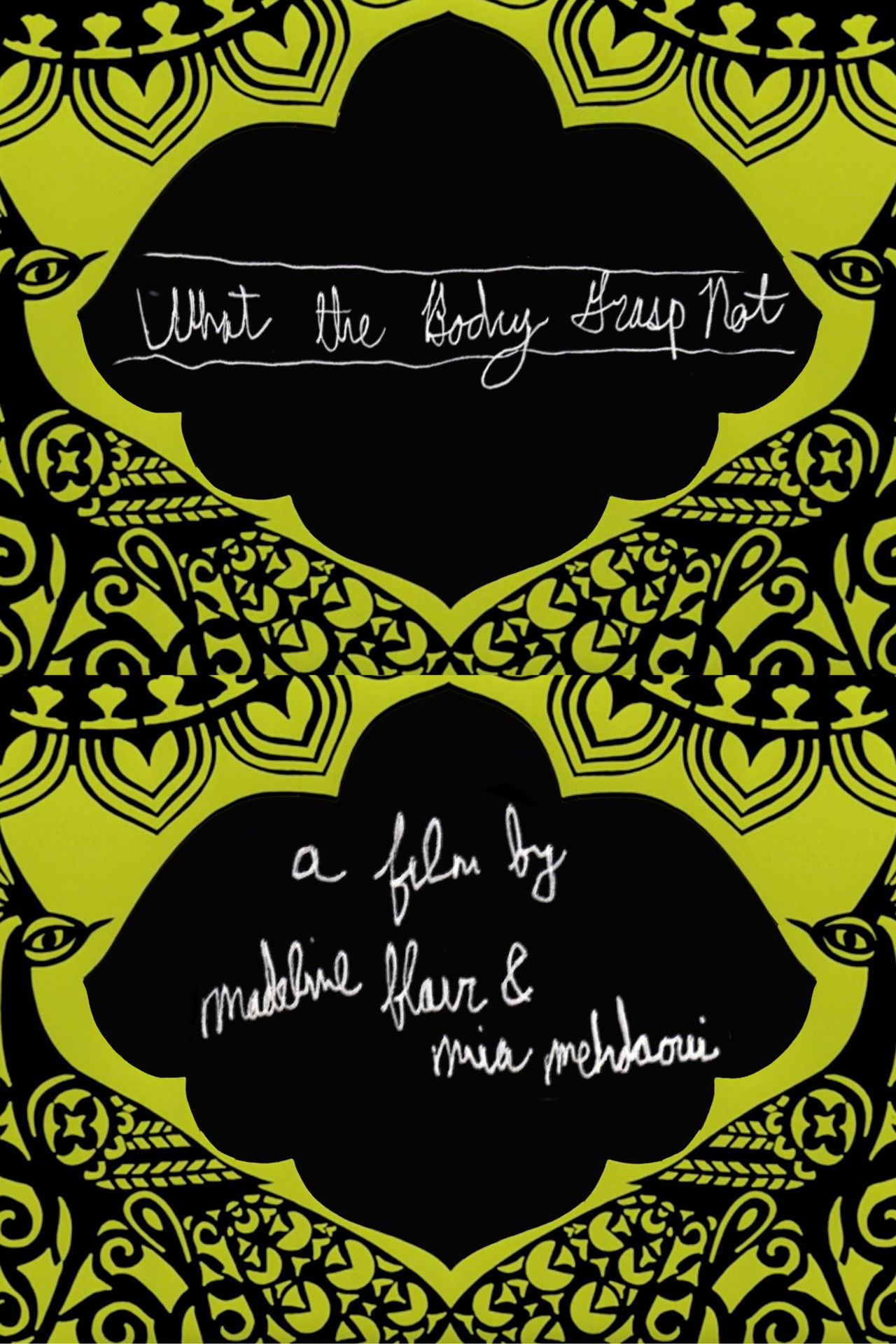 What the Body Grasp Not Backdrop