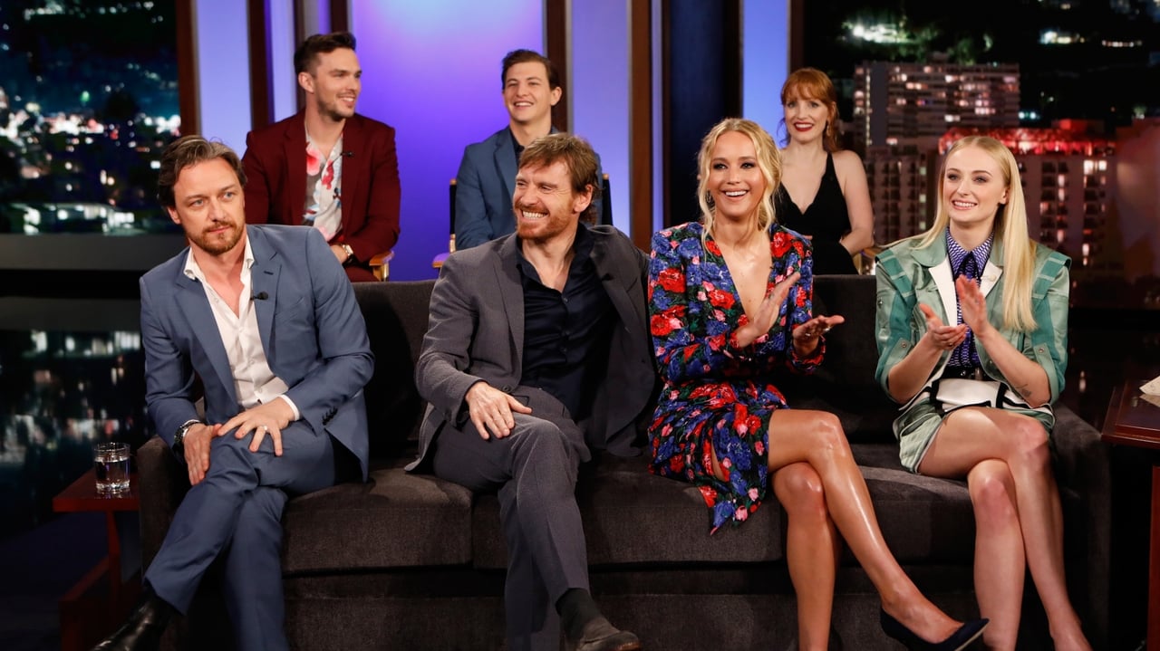 Jimmy Kimmel Live! - Season 17 Episode 75 : Sophie Turner, James McAvoy, Jennifer Lawrence, Michael Fassbender, Jessica Chastain, Nicholas Hoult, and Tye Sheridan; Unified World Heavyweight Champion Boxer Andy Ruiz Jr.; Musical Guest Aloe Blacc, with a tribute to Avicii