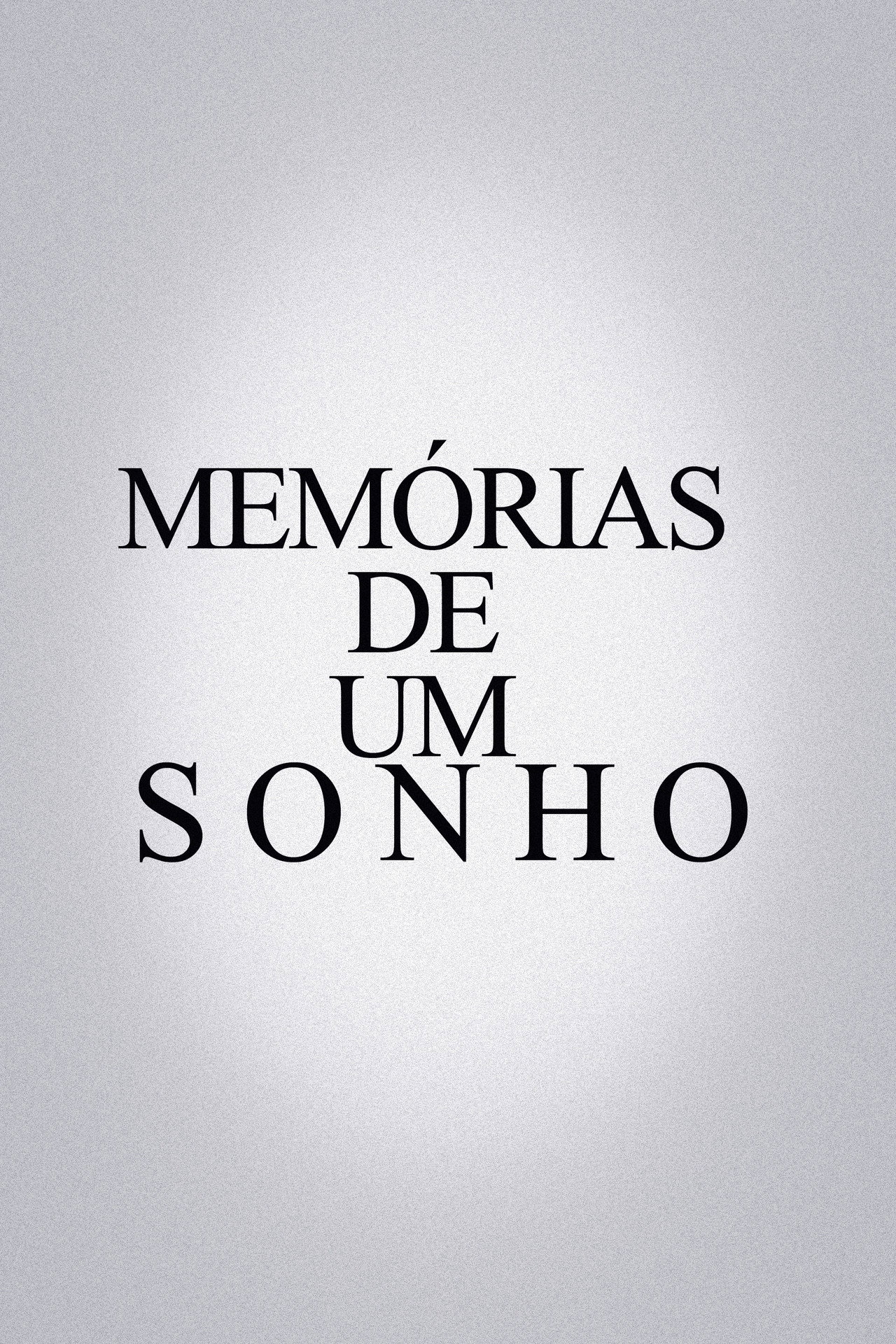 Memórias De Um Sonho filmaffisch