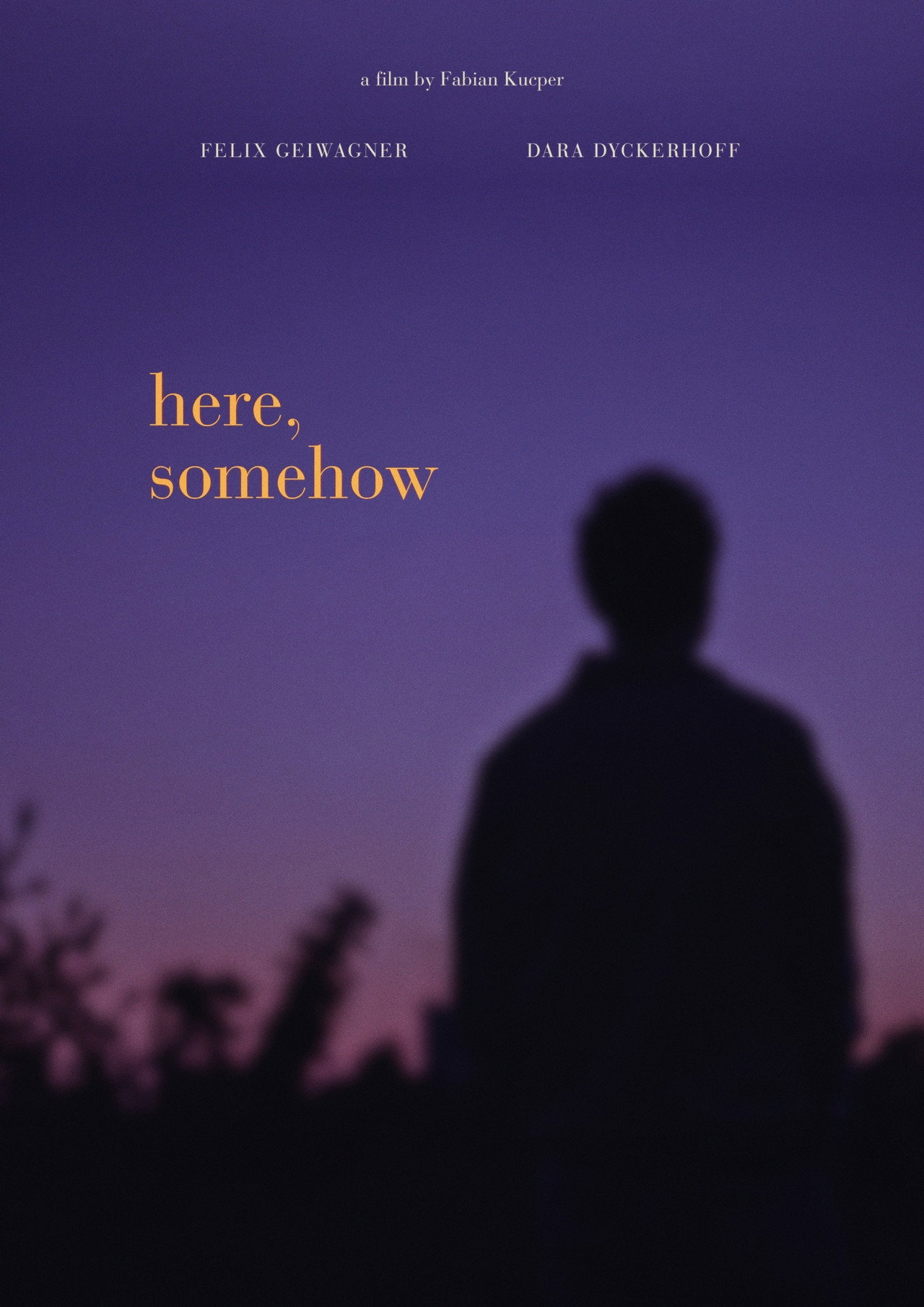here, somehow filmaffisch