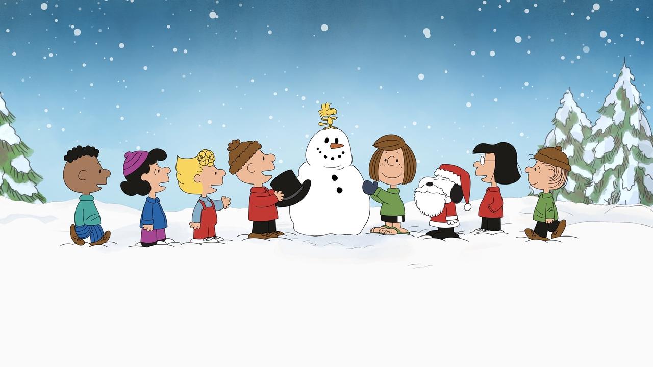 It's Christmastime Again, Charlie Brown Backdrop Image