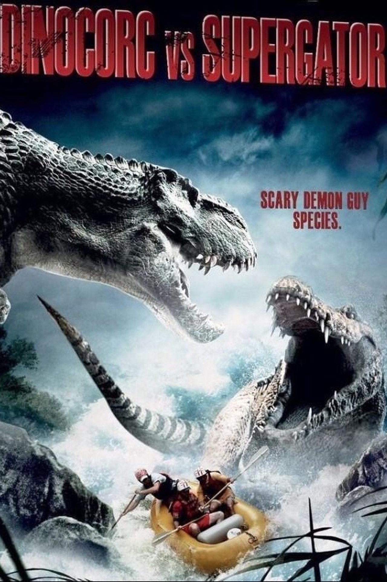 Dinocroc përballë Supergator backdrop