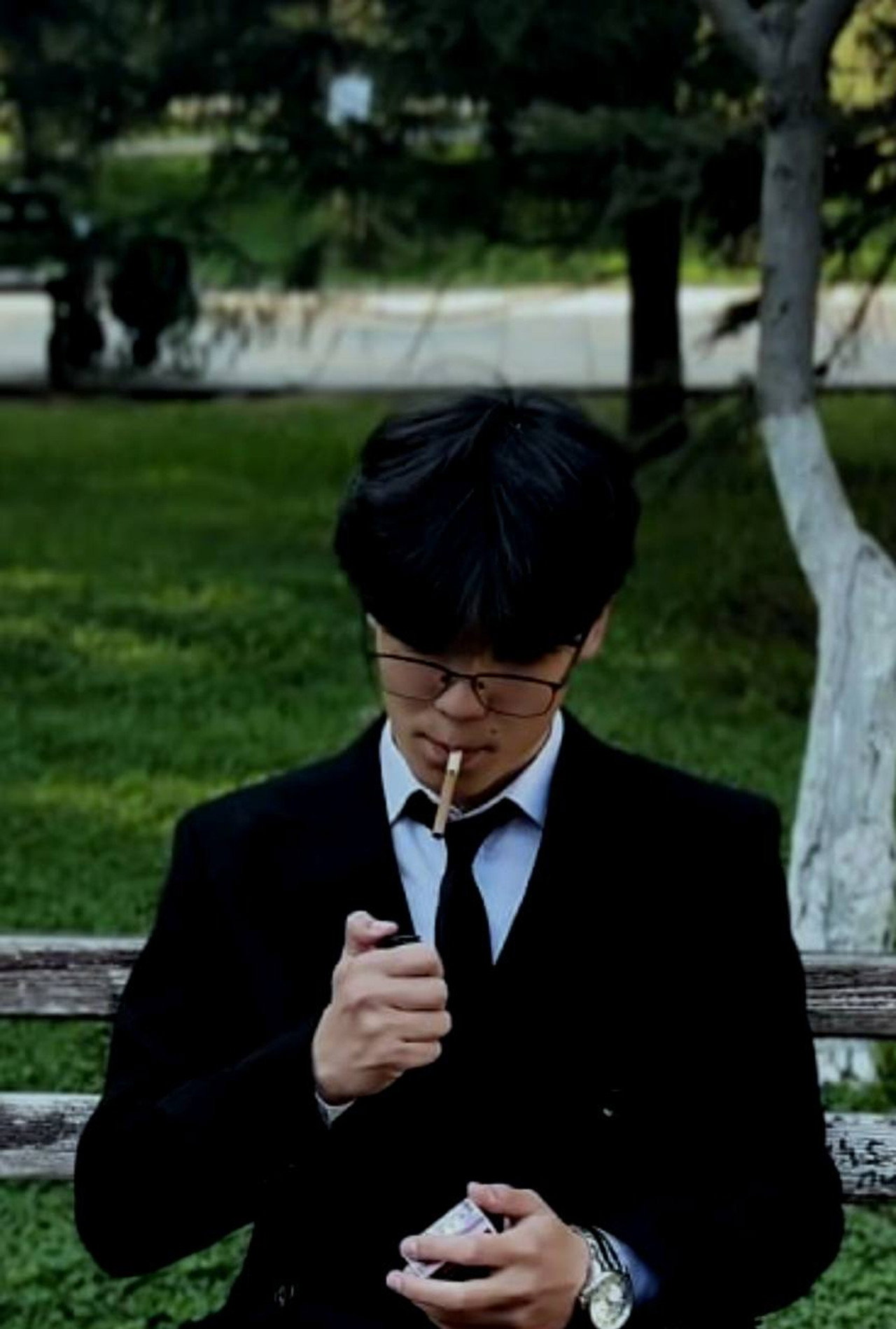 Debt, Cigarette and Two Collectors
