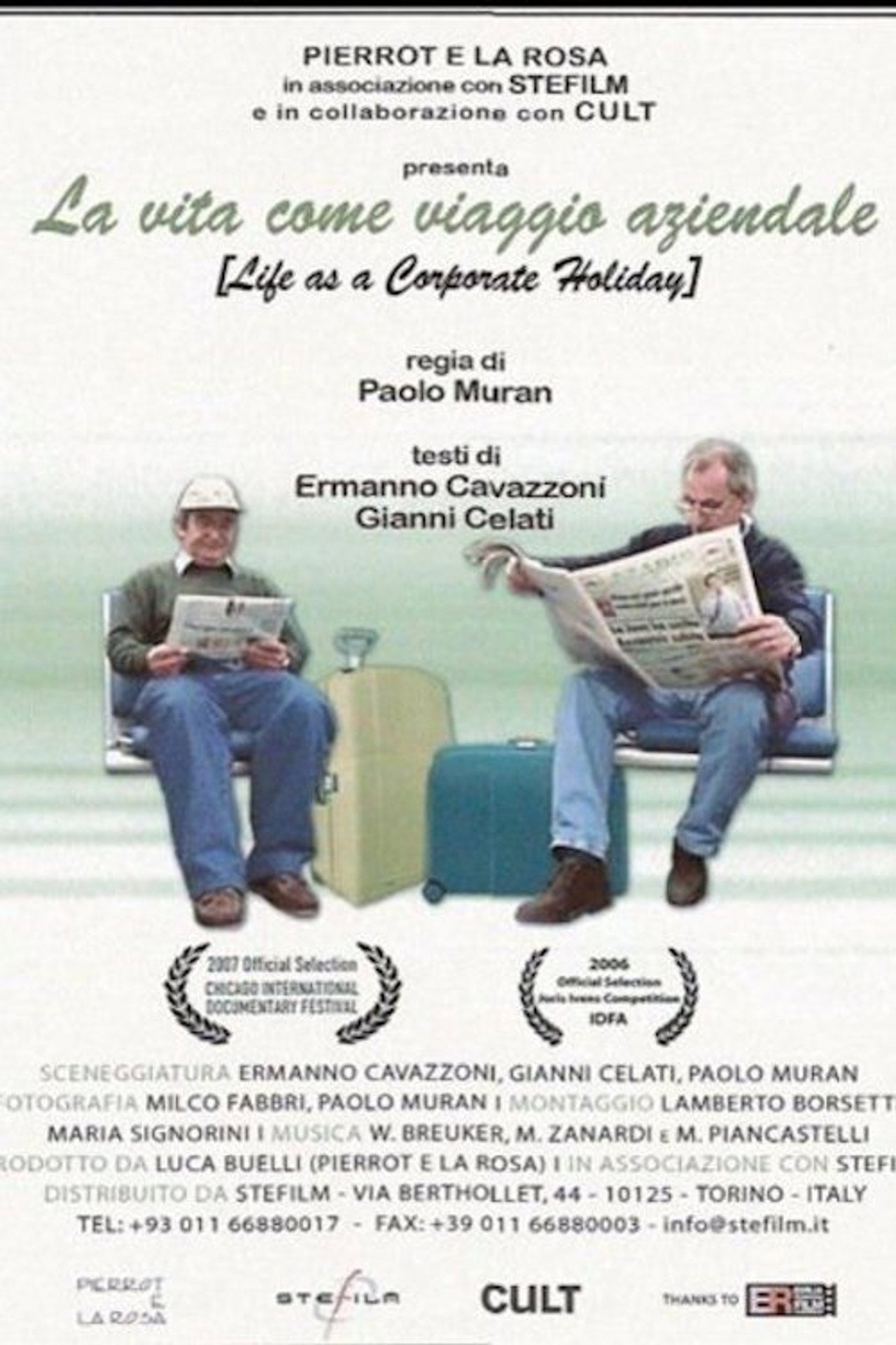 La vita come viaggio aziendale filmaffisch