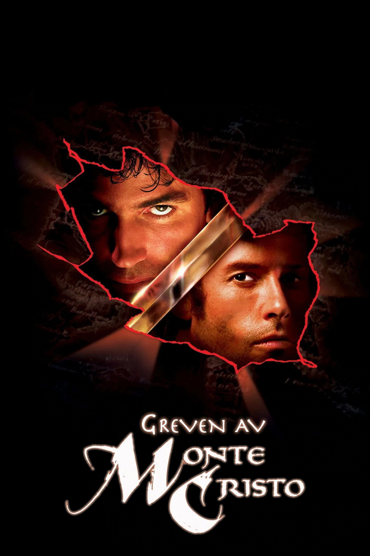 Greven av Monte Cristo filmaffisch