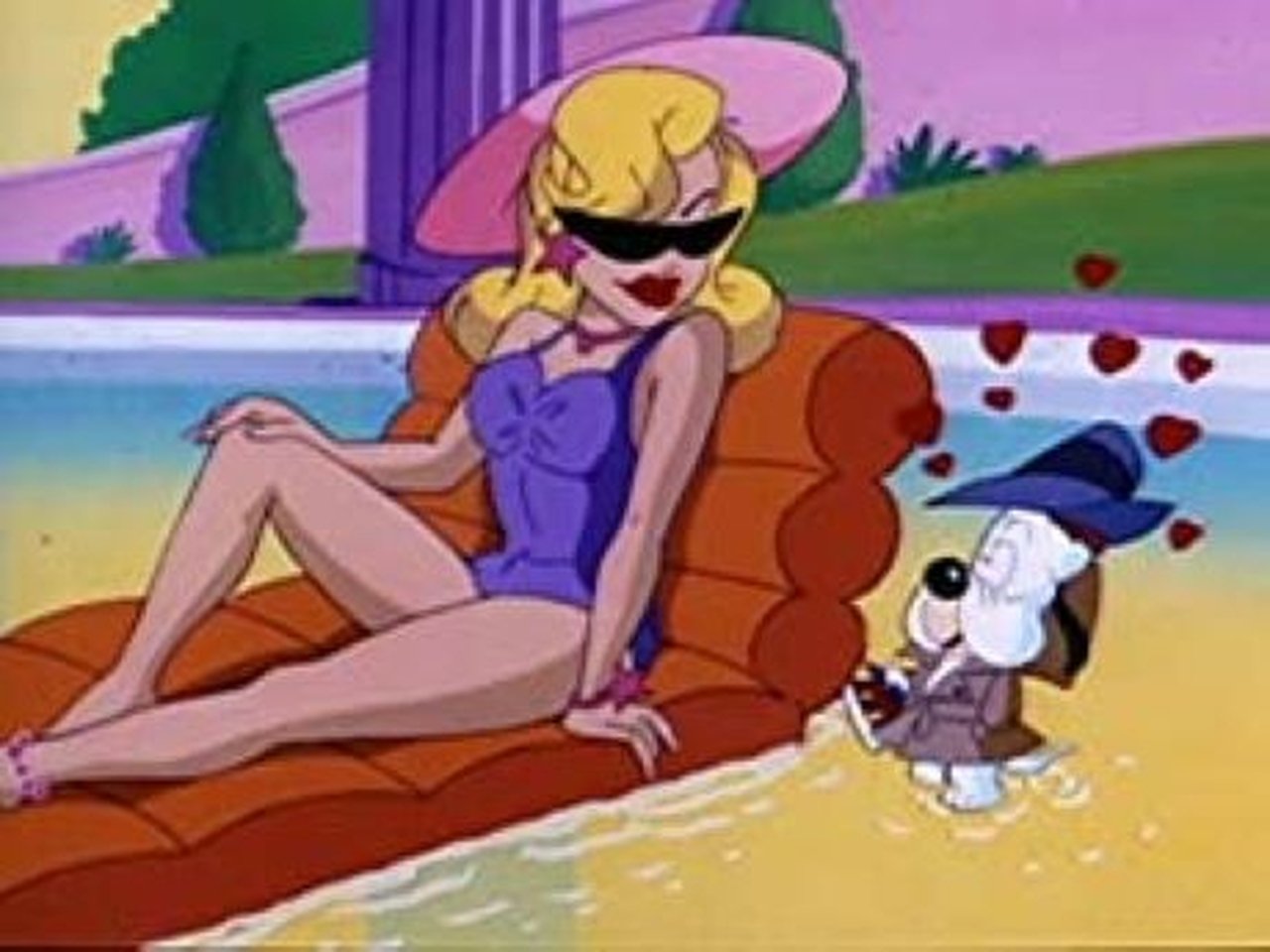 Droopy, Master Detective backdrop