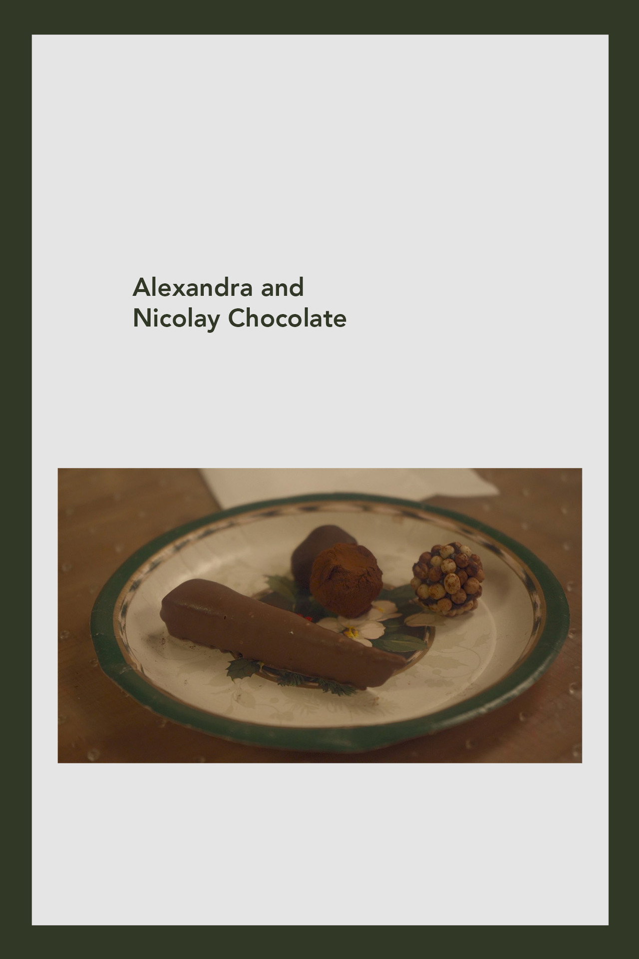Alexandra and Nicolay Chocolate filmaffisch