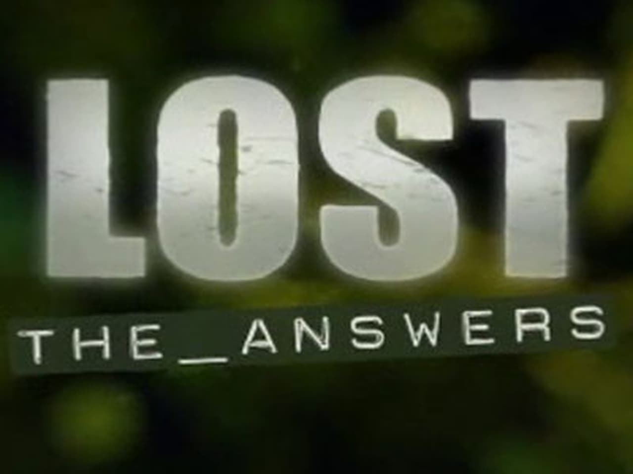 Lost - Season 0 Episode 8 : The Answers