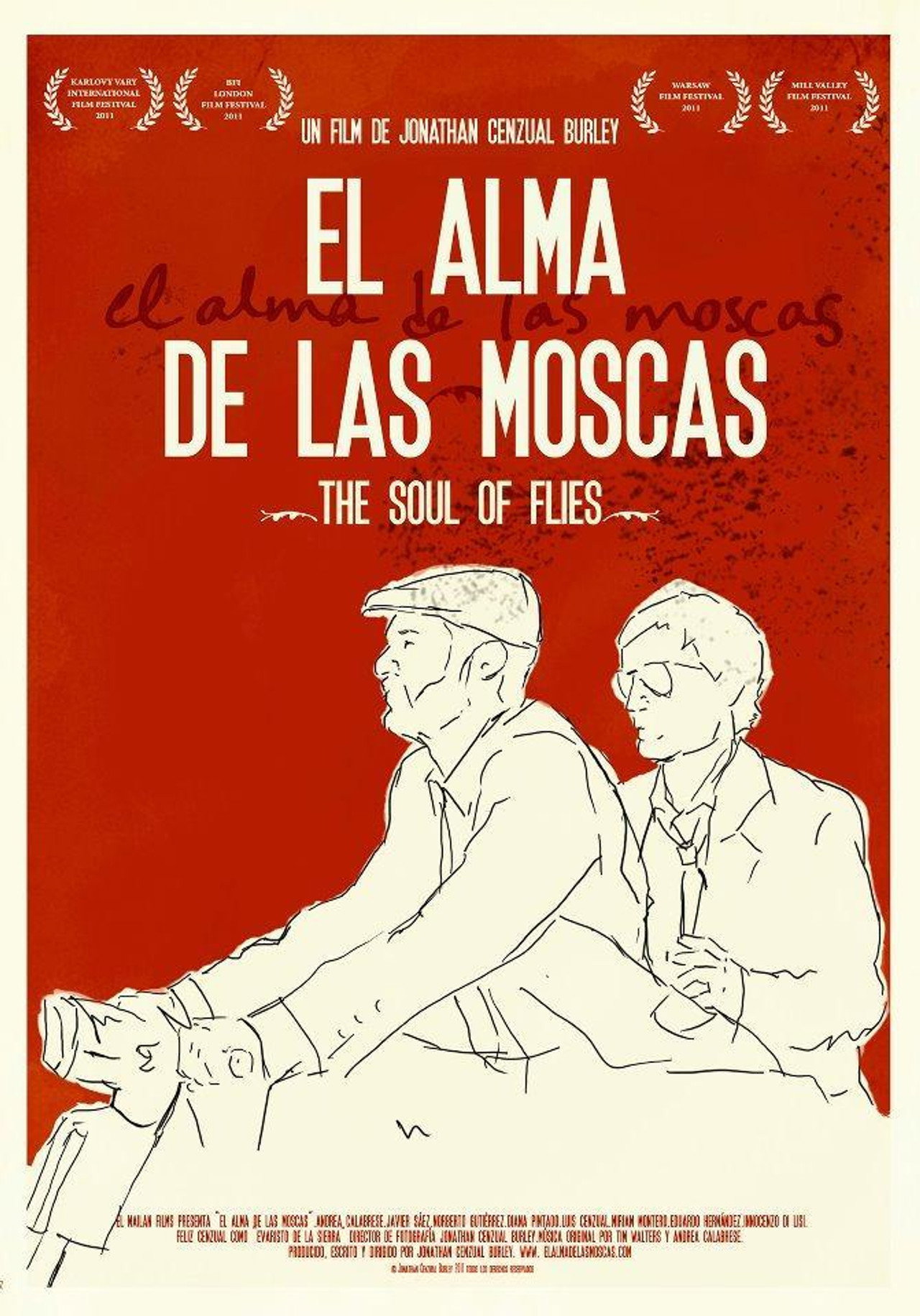 El alma de las moscas filmaffisch