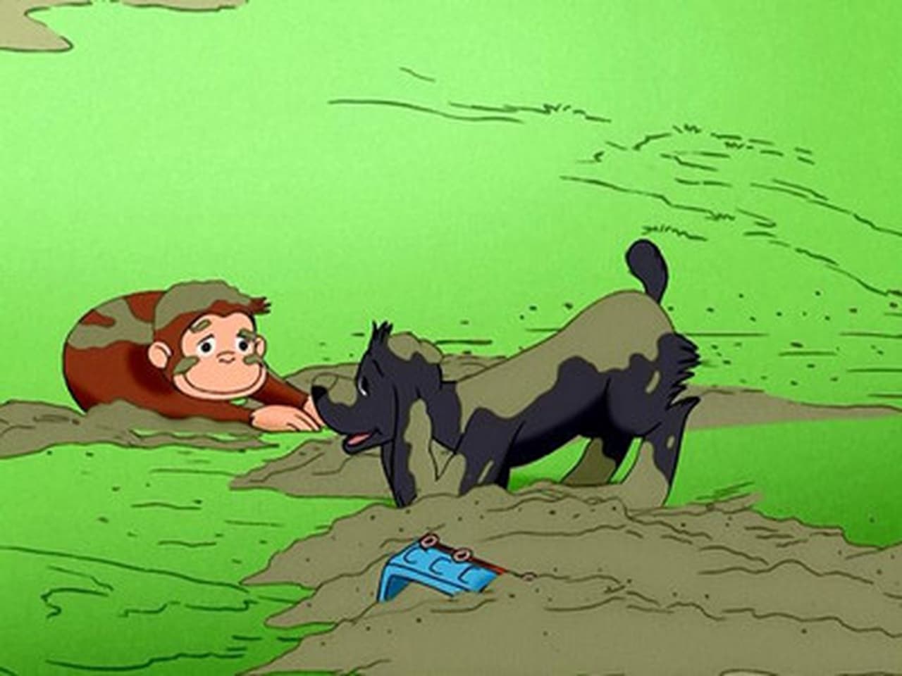 Curious George - Season 1 Episode 42 : Muddy Monkey